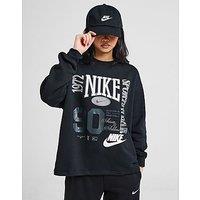 Nike Street Graphic Crew Sweatshirt - Black - Womens