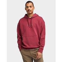 Timberland Back Logo Hoodie Sweatshirt - RED - Mens