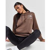 The North Face Outline Logo Overhead Hoodie - Brown - Womens