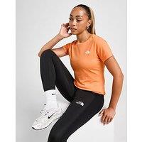 The North Face Slim Dome T-Shirt - Orange - Womens