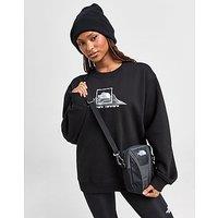 The North Face Mountain Box Logo Crew Sweatshirt - Black - Womens