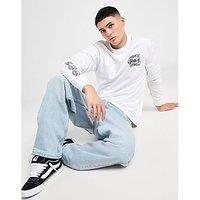 Vans Next Stop Long Sleeve T-Shirt - White - Mens