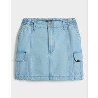 Vans Sidewalk Denim Skirt - Grey - Womens