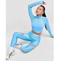 Under Armour Mesh Tights - Blue - Womens