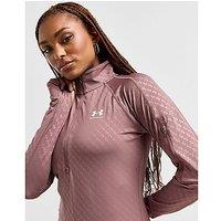 Under Armour Embossed All Over Print 1/2 Zip Top - Brown - Womens