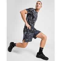 Under Armour Launch All Over Print Shorts - Black - Mens