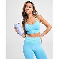 Under Armour Washed Seamless Sports Bra - Blue - Womens