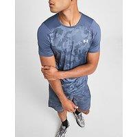 Under Armour HeatGear Camo T-Shirt - Blue - Mens