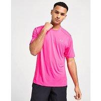 Under Armour UA Tech Reflective Wordmark T-Shirt - Pink - Mens
