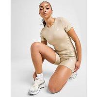 Under Armour Emboss All Over Print Slim T-Shirt - brown - Womens