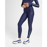 Under Armour HeatGear Wordmark Leggings - Navy - Womens