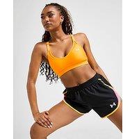 Under Armour Wordmark Strappy Sports Bra - Orange - Womens