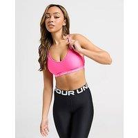 Under Armour Crossback Low Sports Bra - Pink - Womens