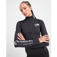 The North Face Tech Fitted 1/4 Zip Top - Black - Womens