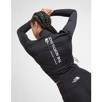 The North Face Tech Graphic Full Zip Top - Black - Womens
