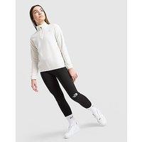 The North Face Girls' Glacier 1/2 Zip Fleece Junior - White