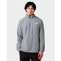 The North Face M Mountain Athletics Hooded Wind Jacket - Grey - Mens