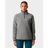The North Face W Glacier Fleece 1/4 Zip Jacket - Grey - Womens