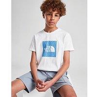 The North Face Box Geometric Logo T-Shirt Junior - white
