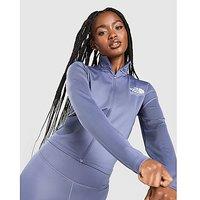 The North Face Tech Graphic Full Zip Top - Blue - Womens