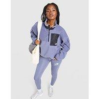 The North Face Hangita Polar 1/4 Zip Fleece - Blue - Womens