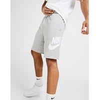 Nike Alumni French Terry Shorts - Grey - Mens