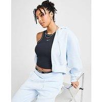 Nike Phoenix Crop Full Zip Hoodie - grey - Womens