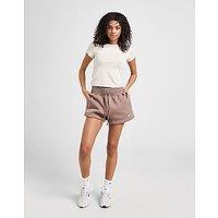 Nike Phoenix Fleece Shorts - Brown - Womens