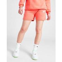 Nike Girls' Club French Terry Shorts Junior - Orange