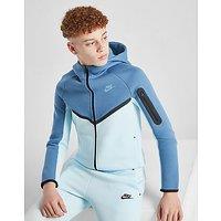 Nike Tech Fleece Full Zip Hoodie Junior - Glacier Blue
