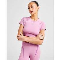 Nike Training Pro Crop T-Shirt - Elemental Pink - Womens