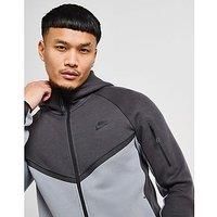 Nike Tech Fleece Full Zip Hoodie - Grey - Mens