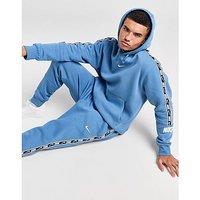 Nike Tape Fleece Hoodie - Blue - Mens