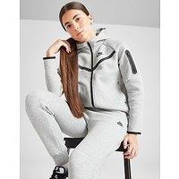 Nike Girls' Tech Fleece Full Zip Hoodie Junior - Grey