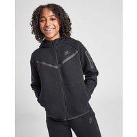 Nike Girls' Tech Fleece Full Zip Hoodie Junior - Black