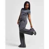 Nike Phoenix Fleece Wide Leg Joggers - Grey - Womens