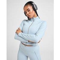 Nike Training Graphic Swoosh Full Zip Top - Light Armoury Blue - Womens