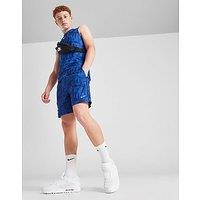 Nike Dri-FIT Multi All Over Print Shorts Junior - blue