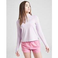 Nike Girls' Fitness Long Sleeve 1/2 Zip Top Junior - Doll