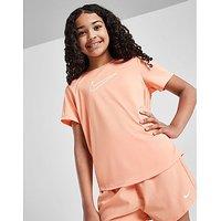 Nike Girls' Fitness Dri-FIT One T-Shirt Junior - Orange