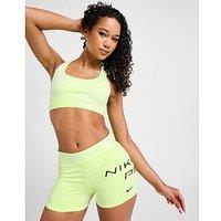 Nike Training Swoosh Light Support Sports Bra - Yellow - Womens