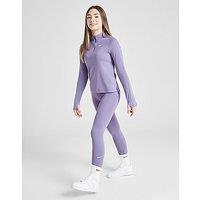 Nike Girls' Fitness One Tights Junior - Dusty Amethyst