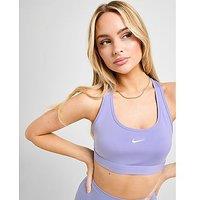 Nike Training Swoosh Light Support Sports Bra - purple - Womens