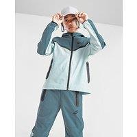 Nike Tech Woven Full Zip Colour Block Jacket Junior - Blue