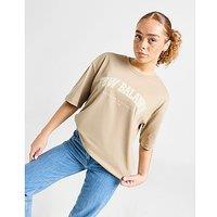New Balance Large Logo T-Shirt - Brown - Womens