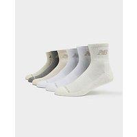 New Balance 6-Pack Everyday Quarter Socks - Brown