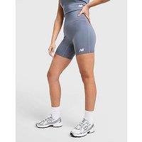 New Balance Essential Logo Cycle Shorts - Blue - Womens