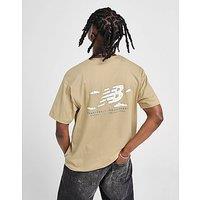 New Balance Cloud T-Shirt - Brown - Mens