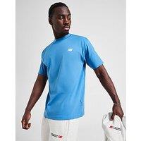 New Balance Linear Logo T-Shirt - Blue - Mens