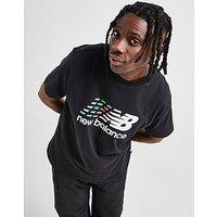 New Balance Multi Dash T-Shirt - Black - Mens